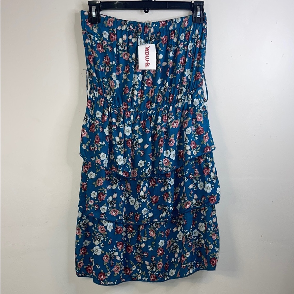 Edge Tubetop Floral Women’s mini dress Size Medium NWT